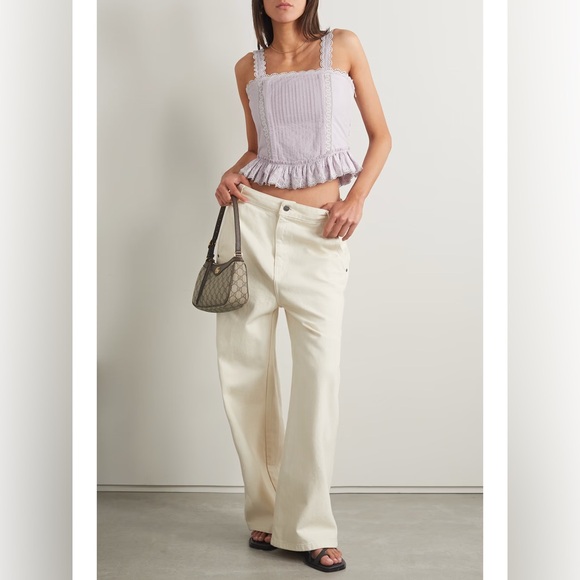 LoveShackFancy Skipper Bustier - Soft Iris - Picture 1 of 10